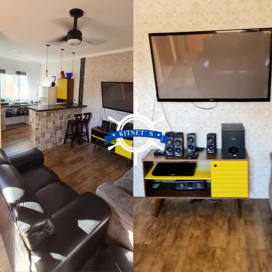 Casa Temporada Com Wi-Fi E Garagem Privativa Peruibe Villa Buitenkant foto